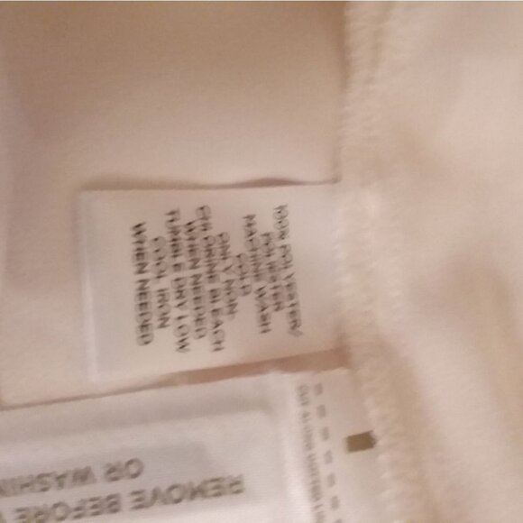 Loft White Split Neck Top - Picture 6 of 7